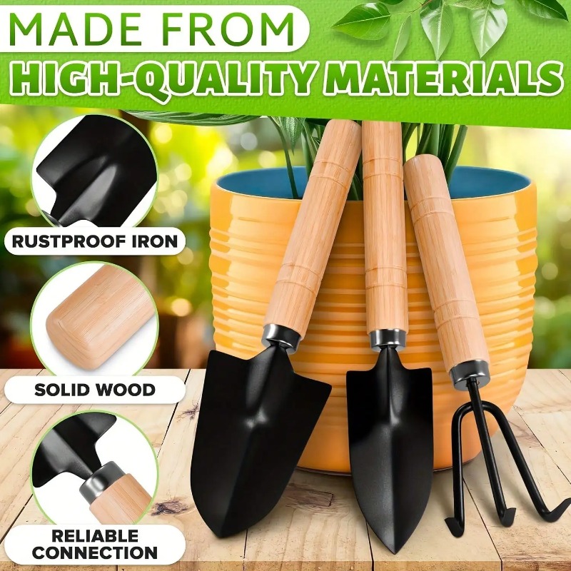Plant Parent Tools - Conjunto de Ferramentas de Jardinagem Mini